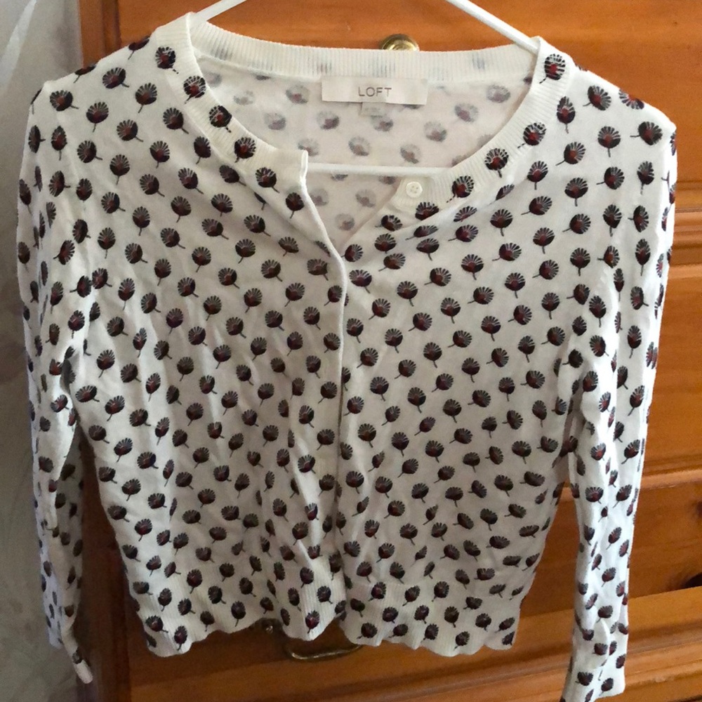 Loft Sz M Cardigan